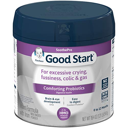 Image of Gerber Good Start Soothe (HMO) Non-GMO Powder Infant Formula, Stage 1, 19.4 Ounces