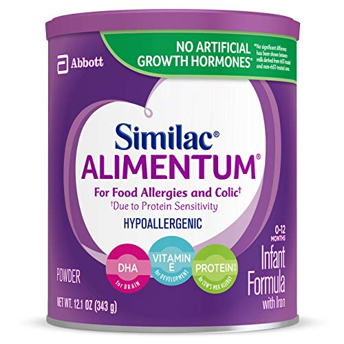 Image of Similac Alimentum Hypoallergenic Infant Formula for Food Allergies and Colic, Baby Formula, Powder, 12.1 ounces (Pack of 6)
