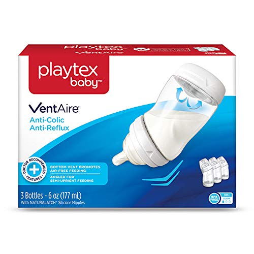 Playtex Baby Ventaire Anti Colic Baby Bottle, BPA Free, 9 Ounce - 3 Count