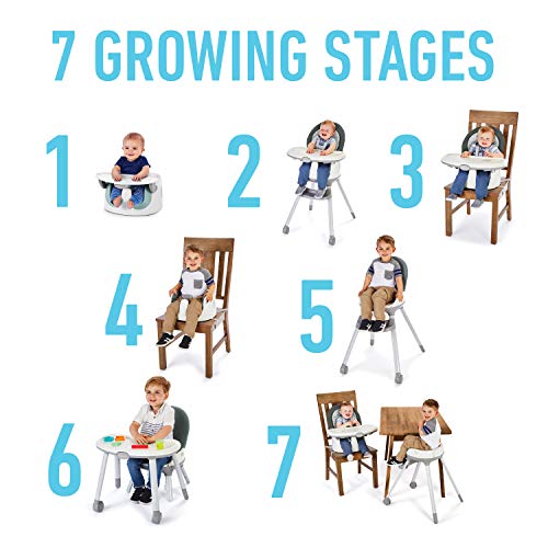 Graco Floor2Table 7 in 1 High Chair | Converts to an Infant Floor Seat, Booster Seat, Kids Table and More, Oskar