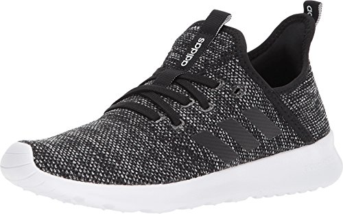 adidas Performance Women's Cloudfoam Pure Running Shoe, Black/Black/White, 8 M US