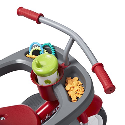 Radio Flyer 4-in-1 Stroll 'N Trike, Red Toddler Tricycle for Ages 1 Year -5 Years, 19.88