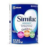 Image of Similac Advance Infant Formula with Iron, Powder, One Month Supply, 36 Ounce (Pack of 3)