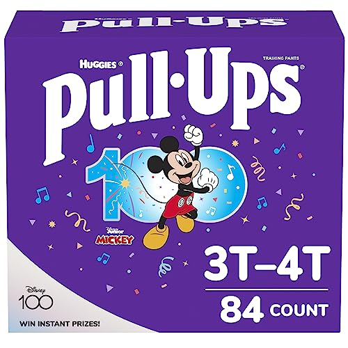 Pull-Ups Boys' Potty Training Pants, 3T-4T (32-40 lbs), 84 Count