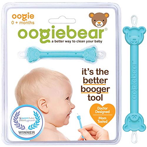 oogiebear - Nose and Ear Gadget. Safe, Easy Nasal Booger and Ear Wax Remover for Newborns, Infants and Toddlers. Dual Earwax and Snot Remover. Aspirator Alternative