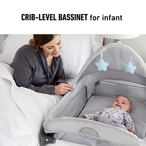 Image of Graco My View 4 in 1 Bassinet | Baby Bassinet with 4 Stages, Including Raised Bassinet at Eye Level, Ramley