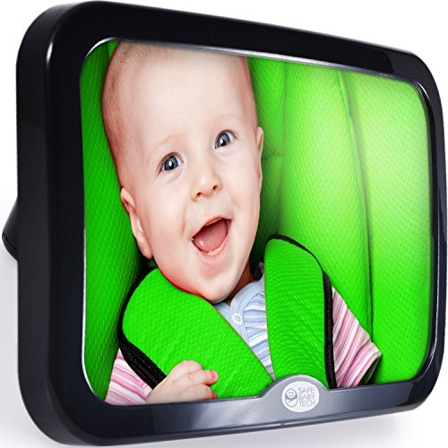 Safe Baby Tech Baby Car Mirror, Crystal Clear Reflection