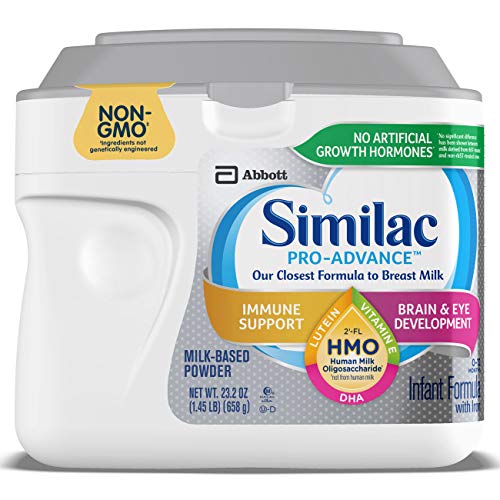 Similac Pro-Advance Non-GMO Infant Formula with Iron, with 2'-FL HMO, for Immune Support, Baby Formula, Powder, 23.2 Ounce