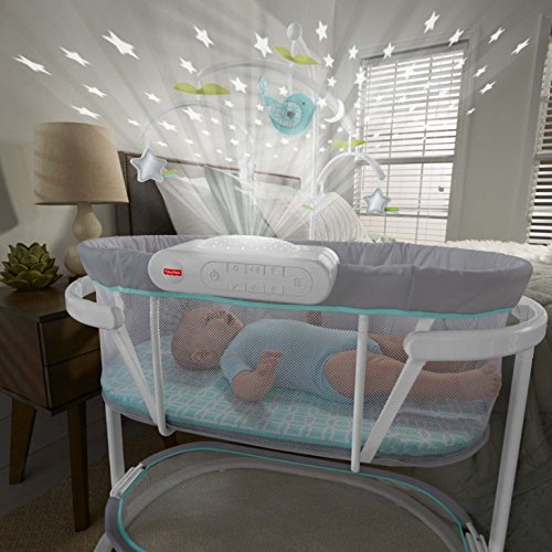 Fisher-Price Soothing Motions Bassinet, White