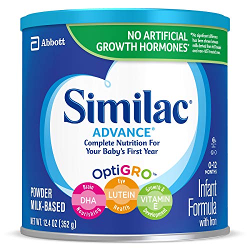 Similac® Advance®* Infant Formula with Iron, 6 Count, Powder, 12.4-Ounce Tub