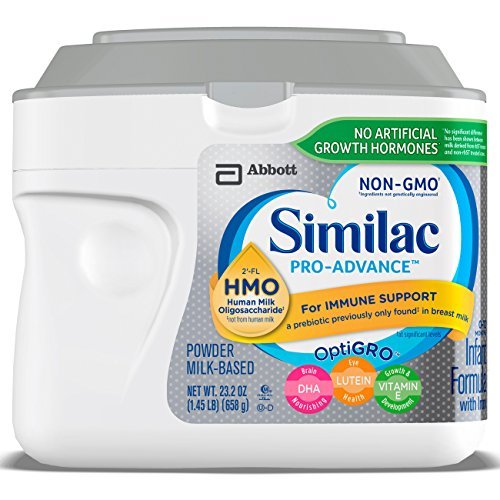 Image of the Similac Pro-Advance Non-GMO Infant Formula with Iron, with 2'-FL HMO, for Immune Support, Baby Formula, Powder, 23.2 ounces (Single Tub)