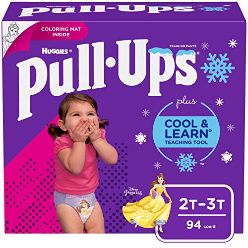 Pull-Ups Cool & Learn Girls' Training Pants, 2T-3T, 94 Ct