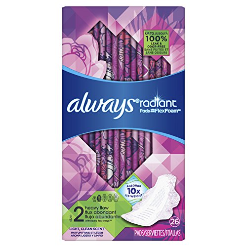 best postpartum pad - always radiant