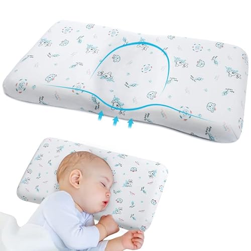 IMENORY Baby Toddler Pillow, Toddler Pillow for Sleeping with Washable Pillowcase