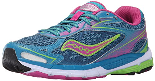 Saucony Ride 8 Sneaker (Little Kid/Big Kid),Turquoise,5.5 M US Big Kid