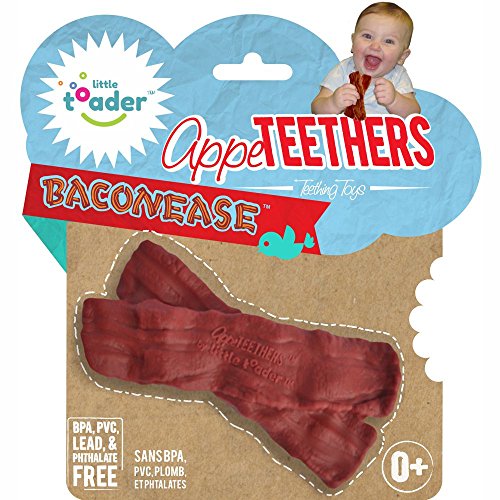 BPA Free Teething Toys - Baconease (Bacon) Appe-teethers