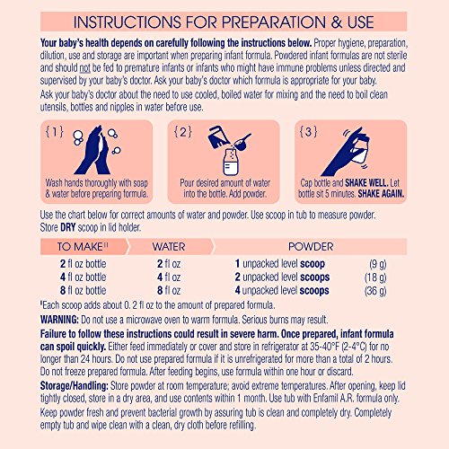 Image of the Enfamil A.R. Infant Formula - Clinically Proven to reduce Spit-Up in 1 week - Reusable Powder Tub, 21.5 oz