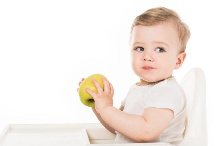 Baby Eating an Apple