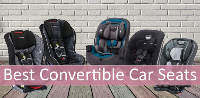 Image of the Best Convertible Car Seats sitting on a wood floor