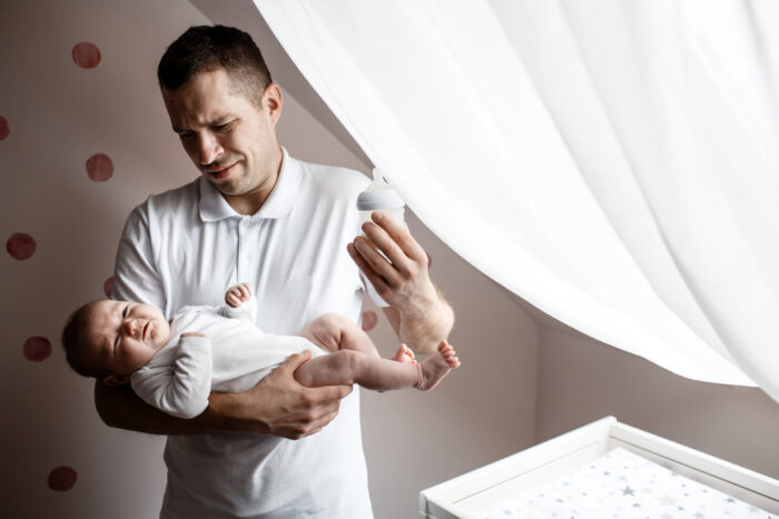 Dad Trying to Understand Why HIs Baby is Crying