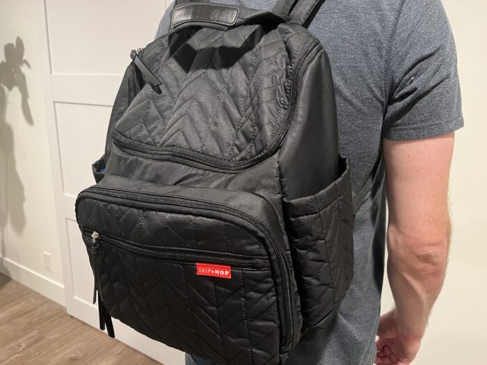 The Skip Hop Forma is the lightest bag we reviewed, weighing just over 1 pound.