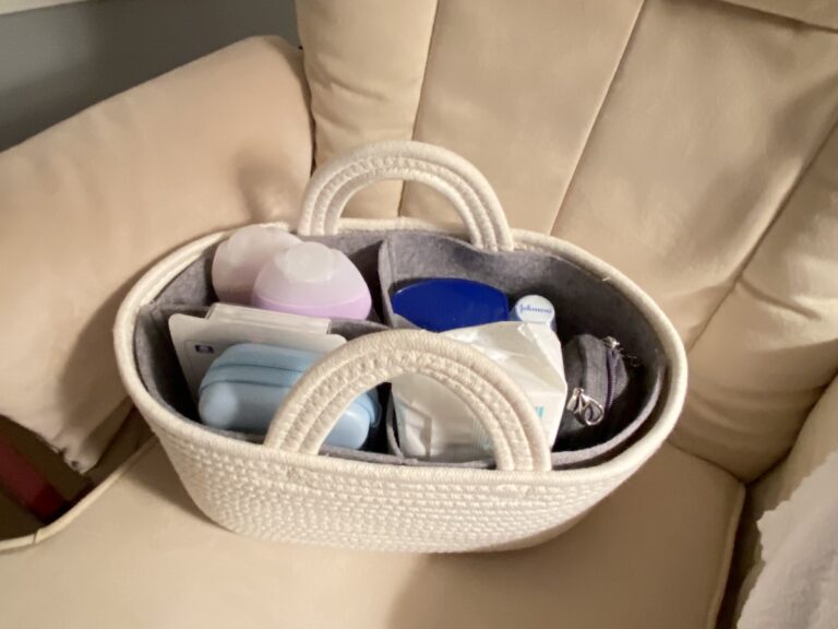 baby storage caddy