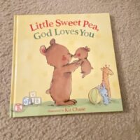 little sweet pea, god loves you, book