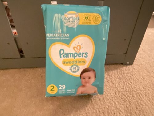 pampers swaddlers size two pack