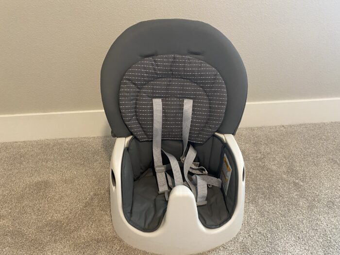 Graco Floor Seat With High Chair Back Attached