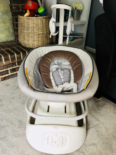 Graco Sense2Soothe Baby Swing with Cry Detection Technology, Sailor