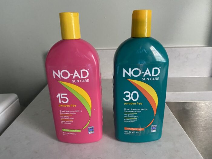 no-ad sunscreen