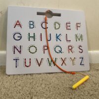 Magnetic Alphabet Tracing Board