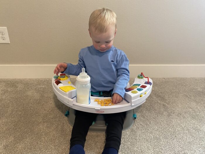 Infantino Floor Seat With Exposed Snack Tray