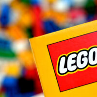 LEGO blocks with brand name