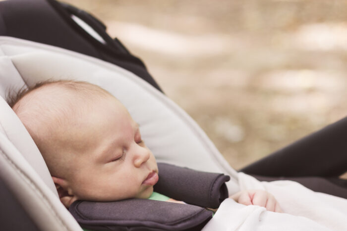 Infant Sleeping in the Car Seat