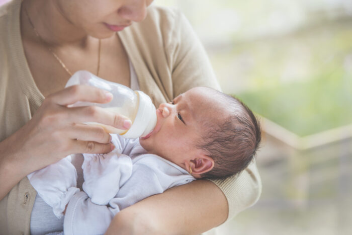 switching nipple sizes on baby bottle