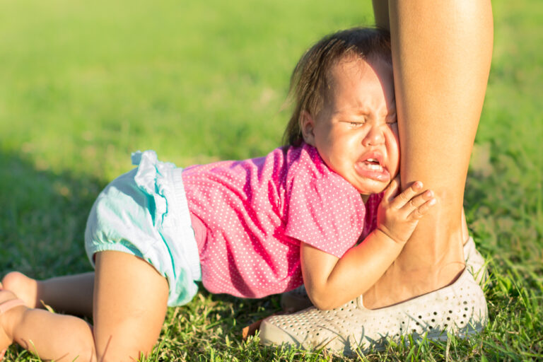 Upset 1 year old that needs discipline